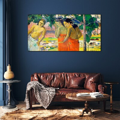 Foto auf glas Frauen Natur Gauguin