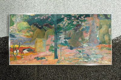 Glasbild Das verlorene Paradies von Gauguin
