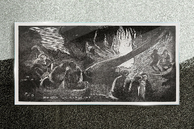 Bild auf glas Verloren im Dunkeln