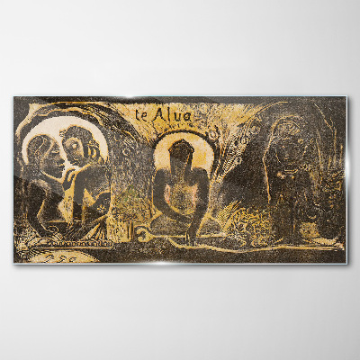 Glasbild Liebe und Spiritualität in der Kunst