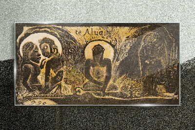 Glasbild Liebe und Spiritualität in der Kunst