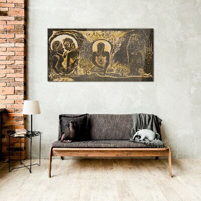 Glasbild Liebe und Spiritualität in der Kunst