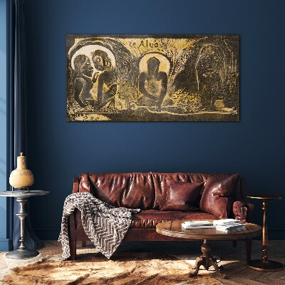 Glasbild Liebe und Spiritualität in der Kunst