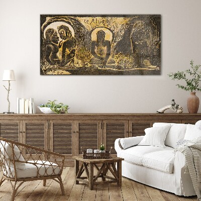 Glasbild Liebe und Spiritualität in der Kunst