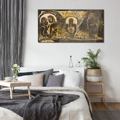 Glasbild Liebe und Spiritualität in der Kunst