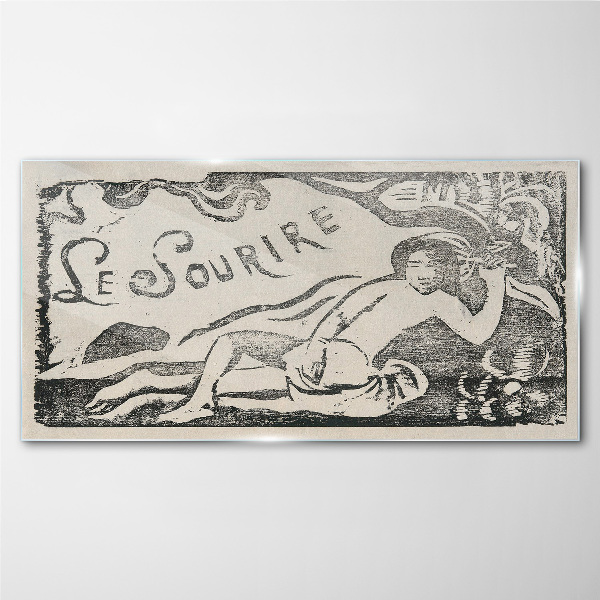 Glasbild Le Sourire Gauguin