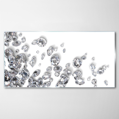 Bild auf glas Edelsteine und Diamanten