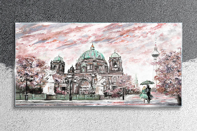 Glasbild Moderner Berliner Dom