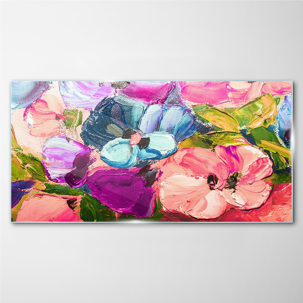 Foto auf glas Ein florales Farbenmeer
