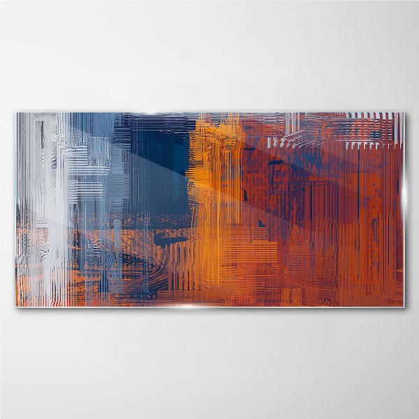 Glasbild Dynamische Schattierungen der Abstraktion