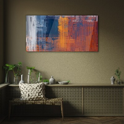Glasbild Dynamische Schattierungen der Abstraktion