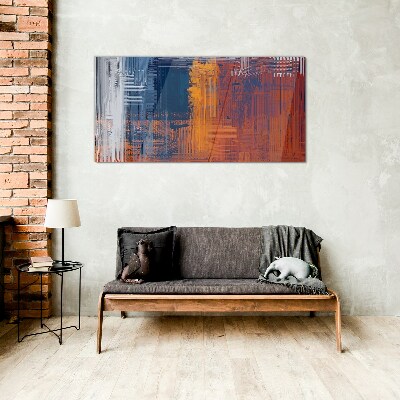 Glasbild Dynamische Schattierungen der Abstraktion