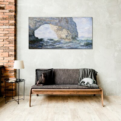 Bild auf glas Der Manneporte Monet