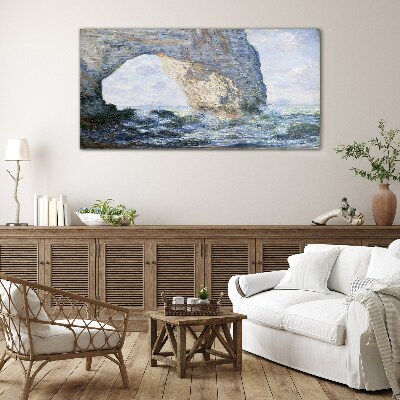 Bild auf glas Der Manneporte Monet
