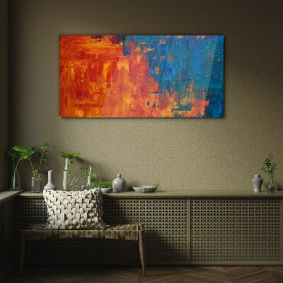 Glasbild Sonnenuntergangsfarben