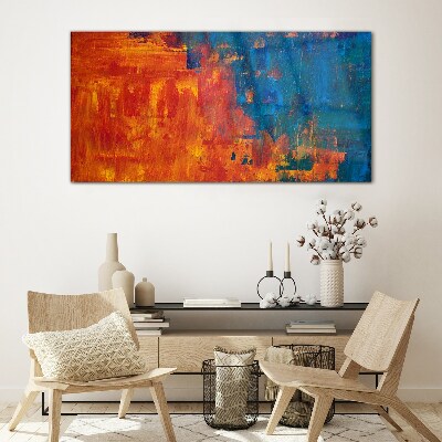 Glasbild Sonnenuntergangsfarben