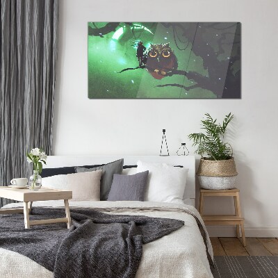 Glasbild Grüne Nachtrede
