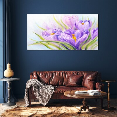 Glasbild Blumen Pflanzen Natur