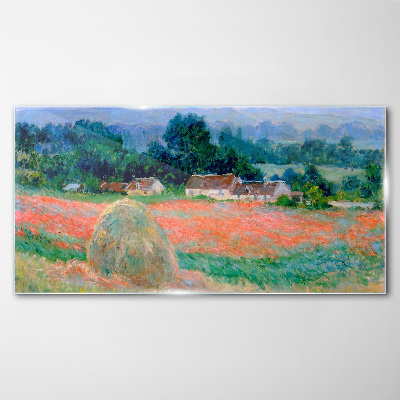 Foto auf glas Heuhaufen in Giverny Claude Monet