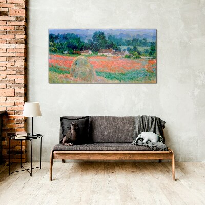 Foto auf glas Heuhaufen in Giverny Claude Monet