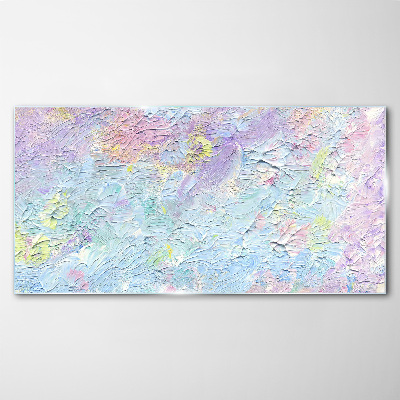 Glasbild Pastelllandschaft der Gefühle