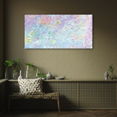 Glasbild Pastelllandschaft der Gefühle