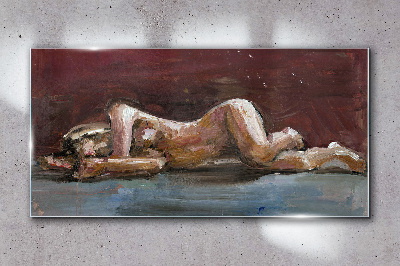 Glasbild Ein intimer Moment