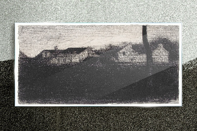 Glasbild Die Ruhe vor dem Sturm