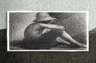 Glasbild Reflexionen im Schatten