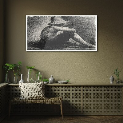 Glasbild Reflexionen im Schatten