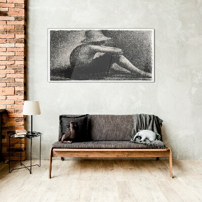Glasbild Reflexionen im Schatten
