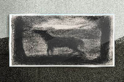 Glasbild Fohlen von Le Poulain Colt Seurat