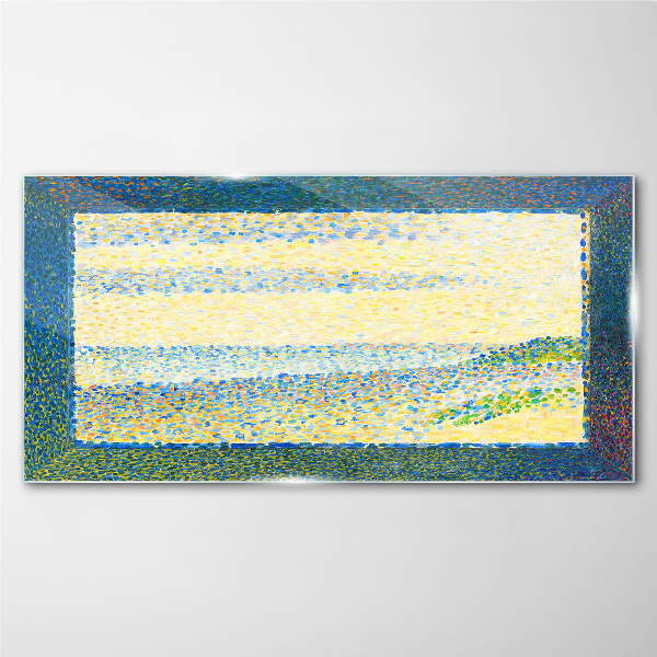 Glasbild Farbwellen im Sommerlicht
