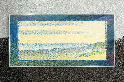 Glasbild Farbwellen im Sommerlicht