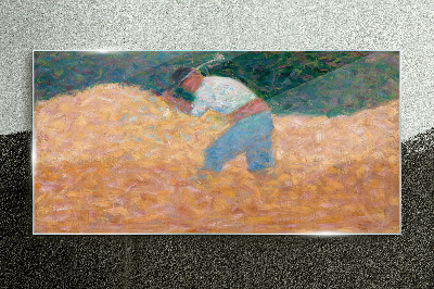 Glasbild Steinbrecher Seurat