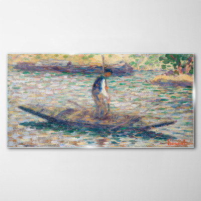 Foto auf glas Seemann auf dem Fluss