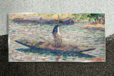Foto auf glas Seemann auf dem Fluss