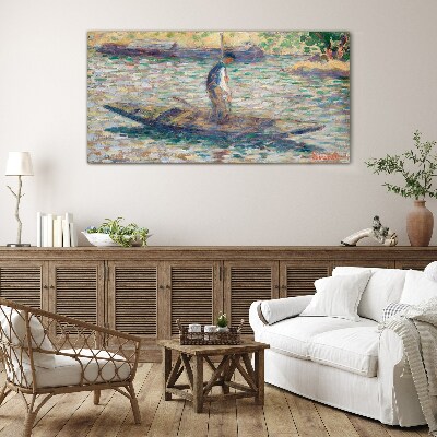 Foto auf glas Seemann auf dem Fluss