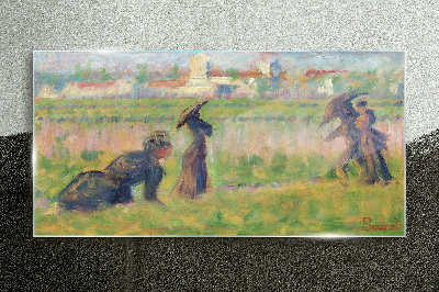Foto auf glas Ein Spaziergang in der Sonne