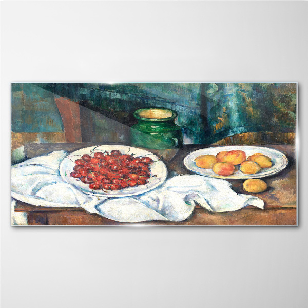 Glasbild Stillleben mit Früchten