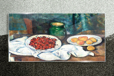 Glasbild Stillleben mit Früchten
