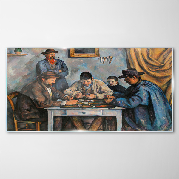 Glasbild Spielkarten