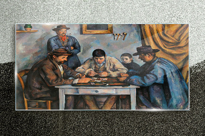 Glasbild Spielkarten