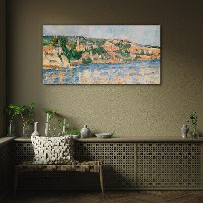 Foto auf glas Landschaft am Fluss
