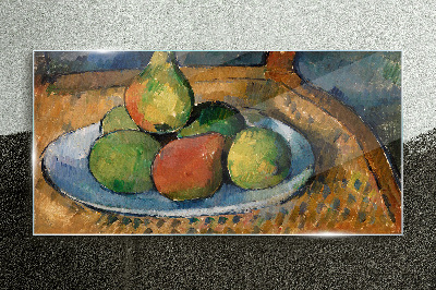Glasbild Stillleben mit Früchten