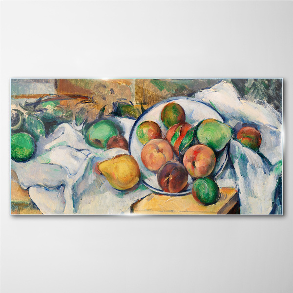 Glasbild Cézanne-Ecktisch