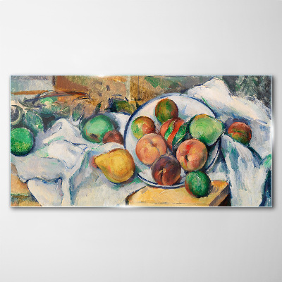 Glasbild Cézanne-Ecktisch