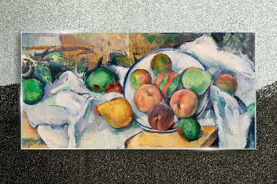 Glasbild Cézanne-Ecktisch