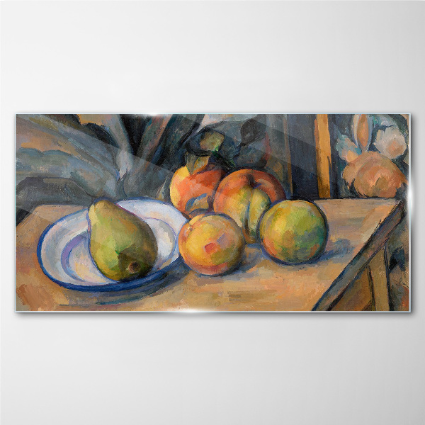 Bild auf glas Große Birne Paul Cézanne