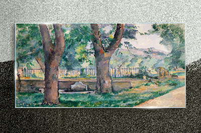 Glasbild Sommernachmittag im Park